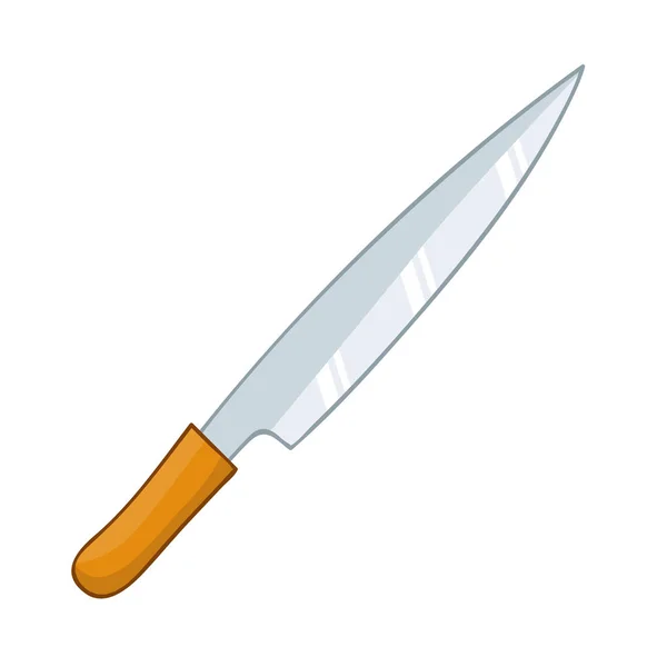 Kniv isolerad illustration — Stock vektor