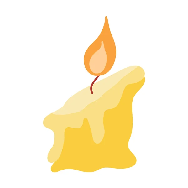 Candle isolerade illustration — Stock vektor