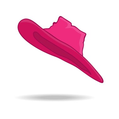 izole hat illüstrasyon