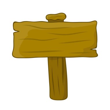 Ahşap işaretler izole