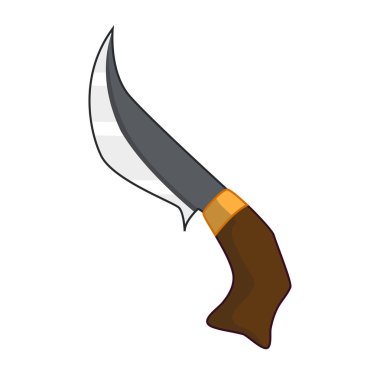 Beyaz arka plan üzerinde illüstrasyon izole kılıç