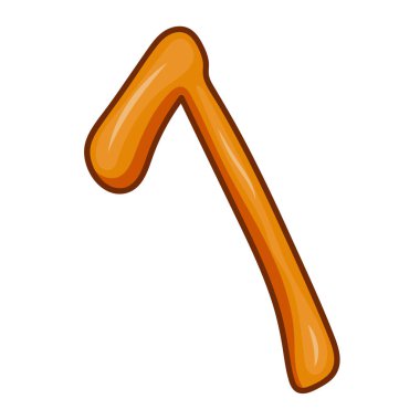 Baston illüstrasyon izole