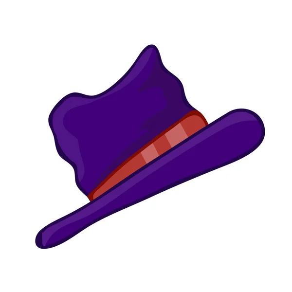 Sombrero ilustración aislada — Vector de stock