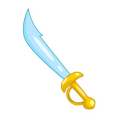 kılıç izole illüstrasyon