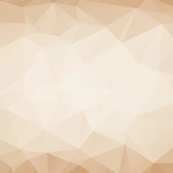 Fondo de papel mosaico poligonal marrón — Vector de stock