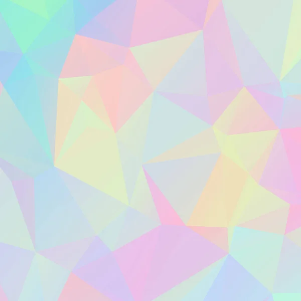 Fundo do mosaico poligonal pastel — Vetor de Stock