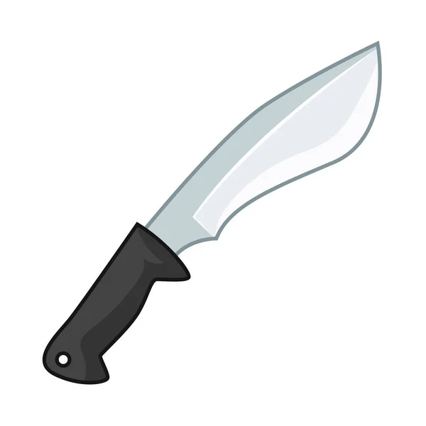 分離されたナイフのイラスト — ストックベクタ