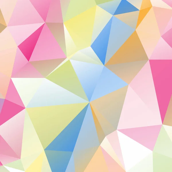 Pastell polygonalen Mosaik Hintergrund — Stockvektor