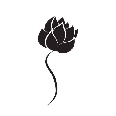 Lotus izole simge tasarlamak beyaz arka plan üzerinde