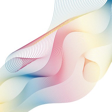 soyut dalga satır arka plan