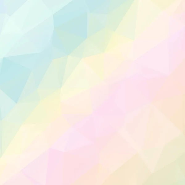 Fundo do mosaico poligonal pastel — Vetor de Stock