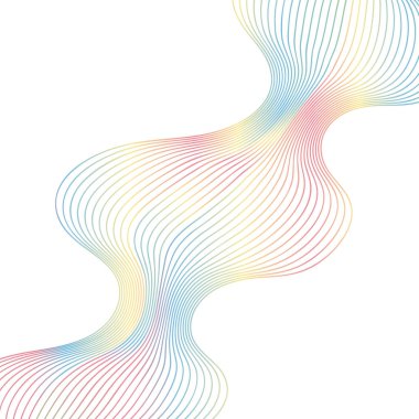 soyut dalga satır arka plan