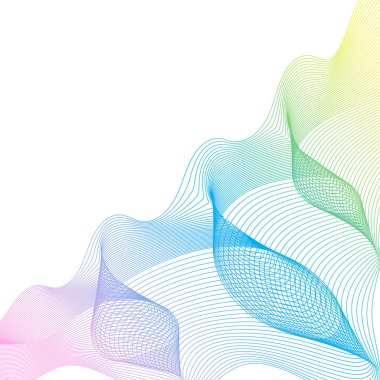 soyut dalga satır arka plan