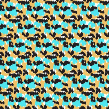 Sorunsuz vektör leopar desen