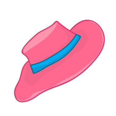 izole hat illüstrasyon