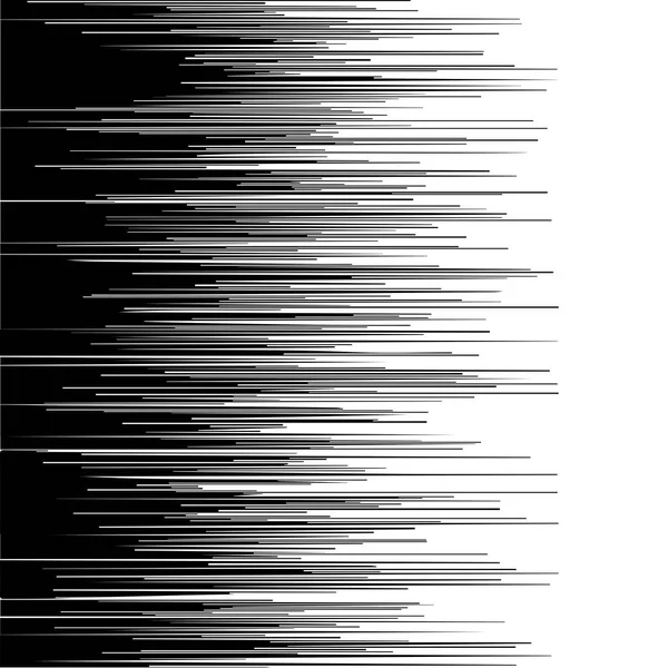 Komische horizontale Geschwindigkeitslinien Hintergrund — Stockvektor