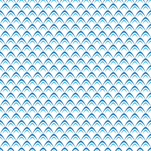 无缝的传统日本 seigaiha 海洋波模式 — 图库矢量图片