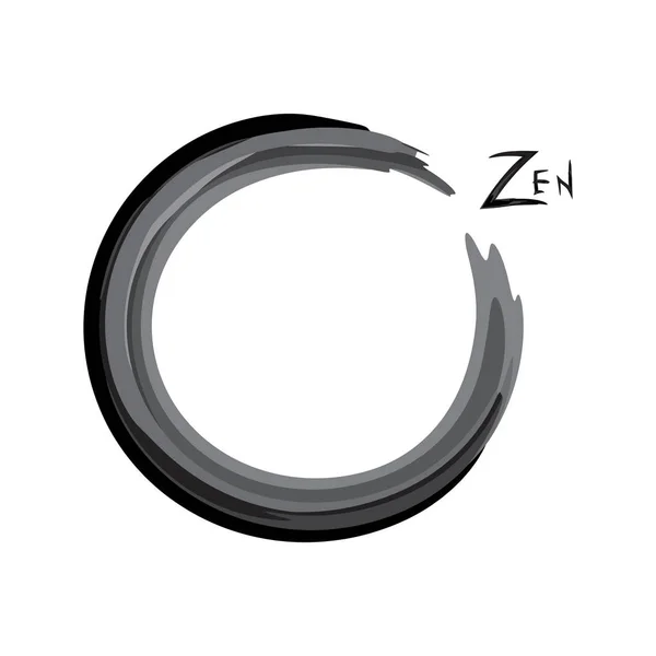 Zen kruh, samostatný obrázek — Stockový vektor