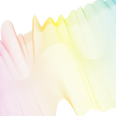 soyut dalga satır arka plan