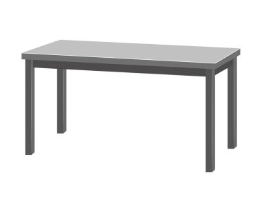izole tablo illüstrasyon