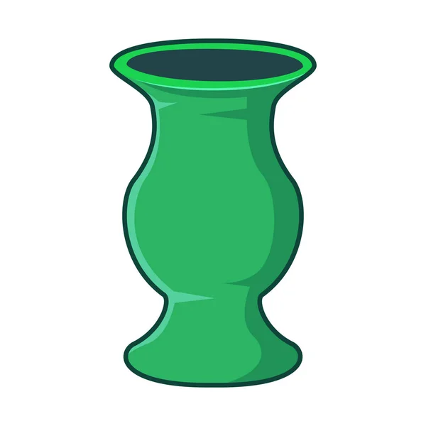 Illustrazione isolata vaso — Vettoriale Stock