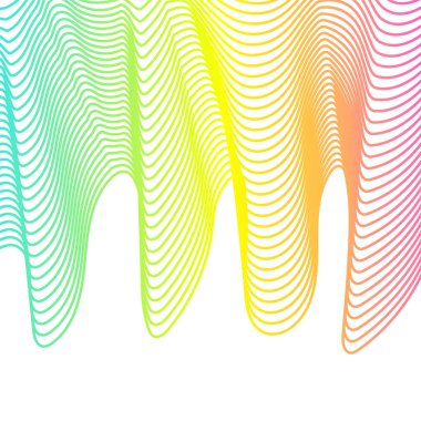 soyut dalga satır arka plan