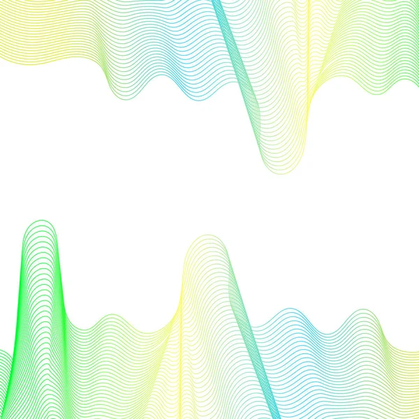 抽象的な波線背景 — ストックベクタ