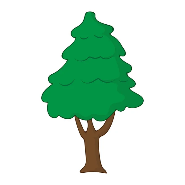 分離されたツリーの図 — ストックベクタ