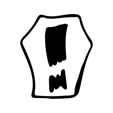 Beyaz arkaplanda ünlem işareti