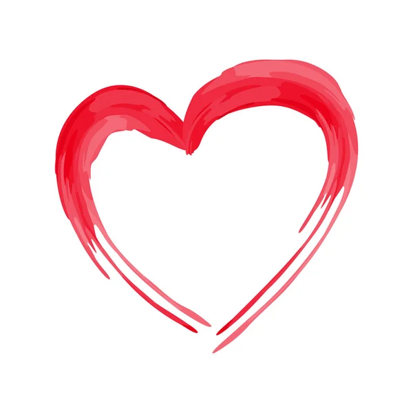 Hjärta form design för kärlek symboler. Alla hjärtans dag — Stock vektor