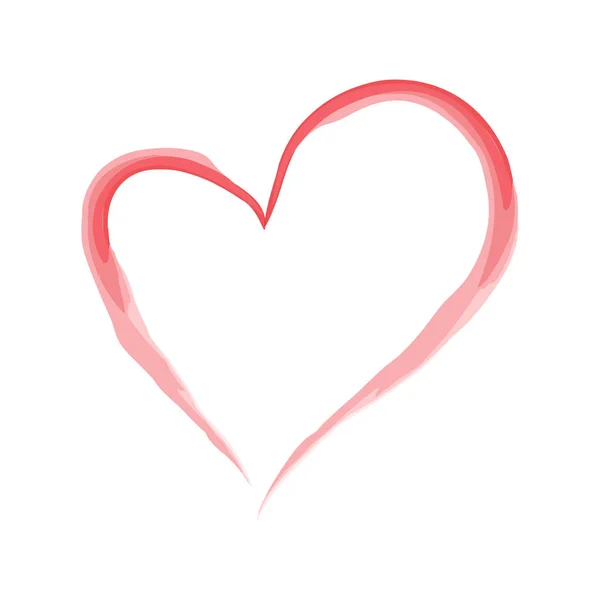 Srdce tvar design pro symboly lásky. den svatého Valentýna — Stockový vektor