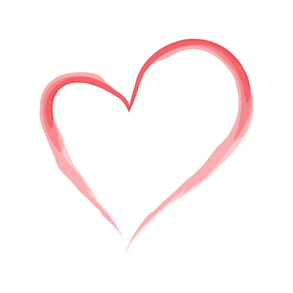 Diseño de forma de corazón para símbolos de amor. Día de San Valentín — Vector de stock