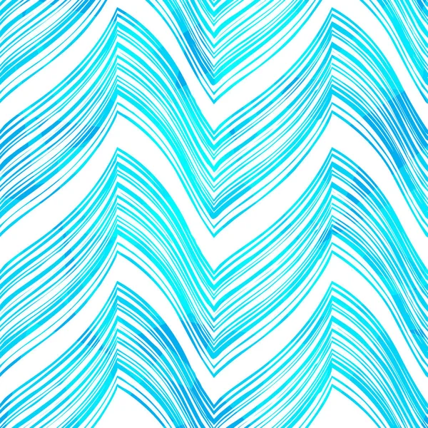 Zigzag stripe patroon, pastel kleuren — Stockvector