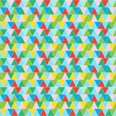 Renkli retro hipsters üçgen seamless modeli