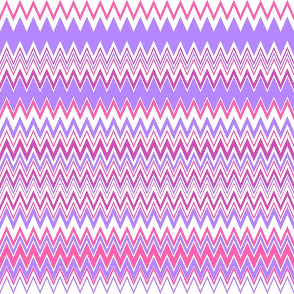 Motif à rayures zigzag, couleurs pastel — Image vectorielle