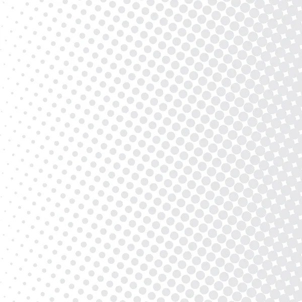 Des points de demi-teinte. points gris sur fond blanc — Image vectorielle