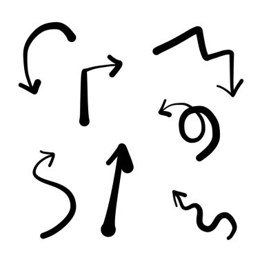 El çizilmiş oklar ayarlandı