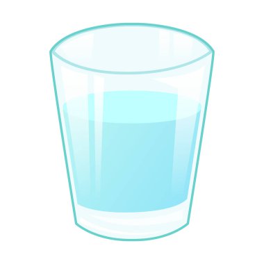 Su ile izole edilmiş cam çizimi