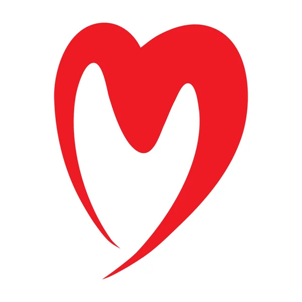 Design a forma di cuore per simboli d'amore. San Valentino — Vettoriale Stock