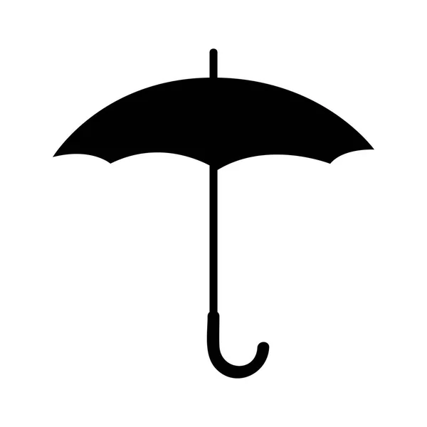 Icône de parapluie illustration isolée sur fond blanc — Image vectorielle