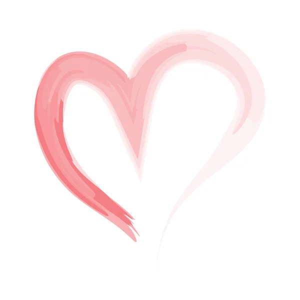 Design de forma de coração para símbolos de amor. Dia dos namorados — Vetor de Stock