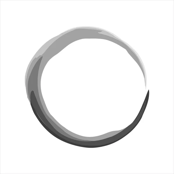 Zen kruh ilustrace izolované na bílém pozadí — Stockový vektor