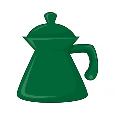 çay çaydanlık izole resimde beyaz arka plan üzerinde