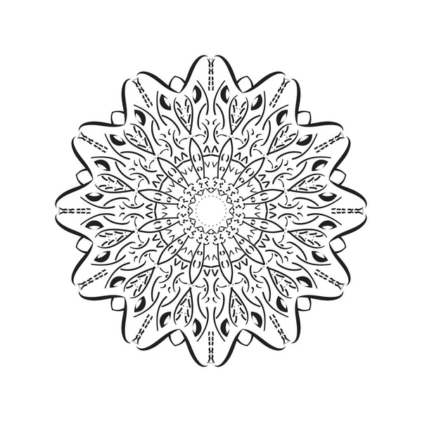 çiçek mandala, desenli Hint desenli