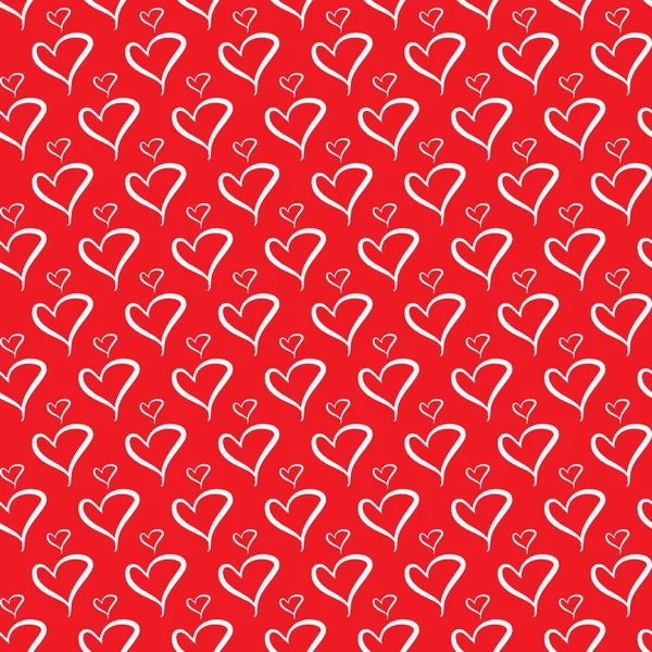 Coeur abstrait motif sans couture. fond de Saint-Valentin — Image vectorielle