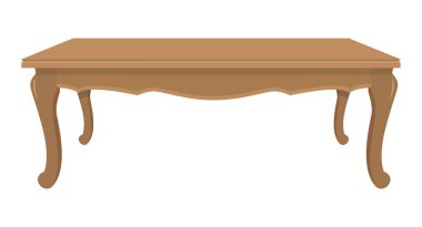 Beyaz arka plan üzerinde illüstrasyon izole tablo