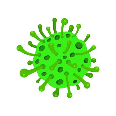 Covid-19 Coronavirus sembolü. Dünya salgını konsepti. Vektör illüstrasyonu.