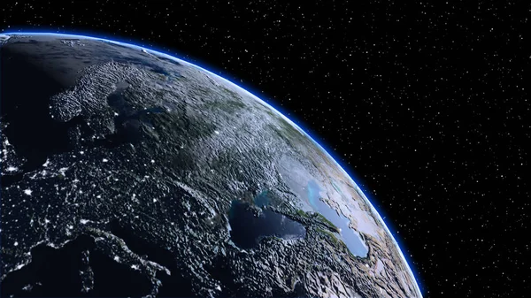 Planet Earth in space. — Stock Photo, Image