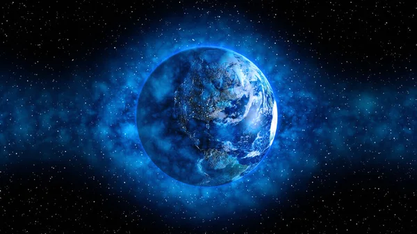 Planeta Pământ în spaţiu . — Fotografie, imagine de stoc
