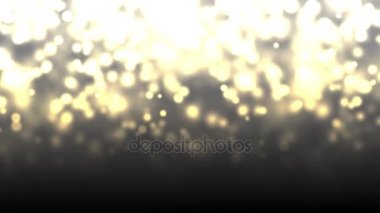 Loopable soyut parçacık ışıklar bokeh arka plan daireler. Döngü